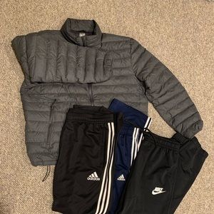 Lot of workout clothes